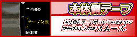 本体側テープ