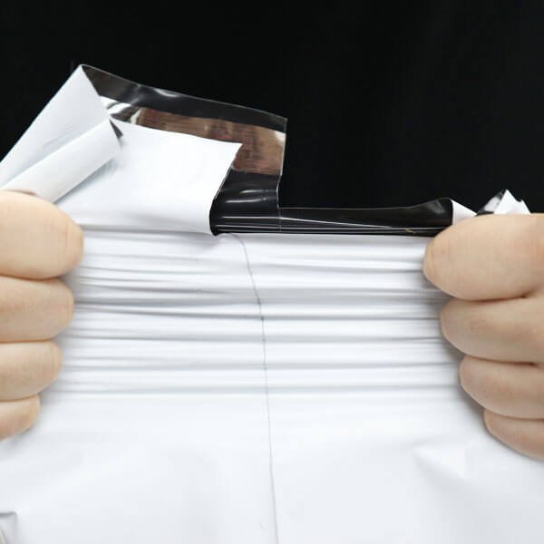 画像5: 宅配ビニール袋 15-23サイズ 白(ホワイト) 150ｘ230+40mm #60 (5)