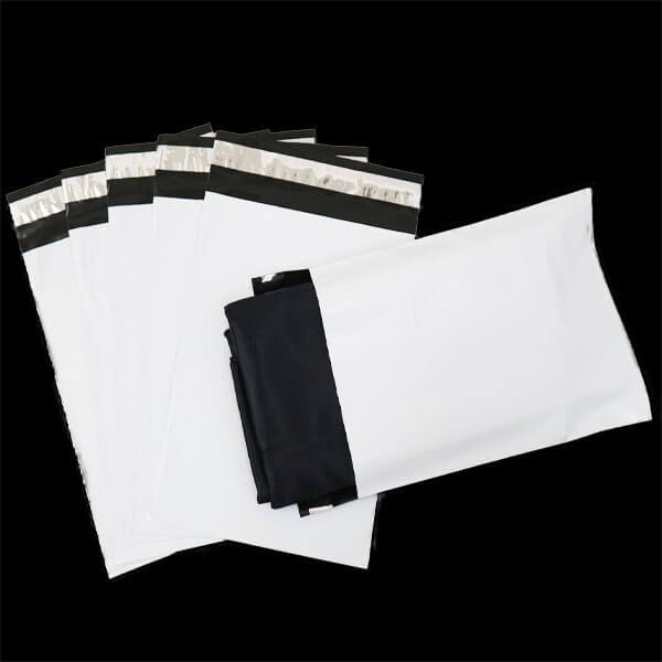 画像3: 宅配ビニール袋 B5サイズ 白(ホワイト) 190x260+50mm #60 (3)