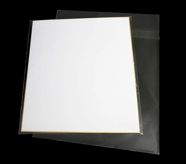 画像6: 色紙用OPP袋 テープ付 大色紙(1、2枚) 本体側開閉自在テープ 標準#30 (6)