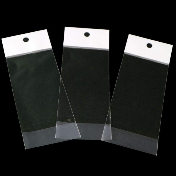 画像5: 白ヘッダー付OPP袋 60x100+30+30 標準#30 (5)