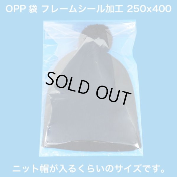 画像5: OPP袋 フレームシール加工 250x400 標準#30 (5)