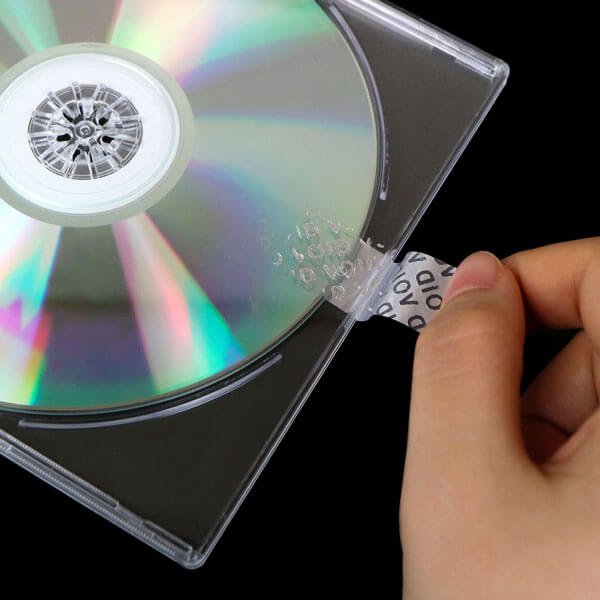 画像3: 【アウトレット】英文セキュリティシール VOID ツヤ消しシルバー 1,000枚 (3)