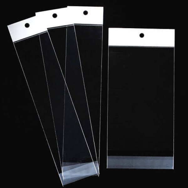 画像9: 白ヘッダー付OPP袋 ハガキ用 標準#30 (9)