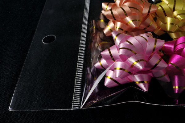 画像7: 透明ヘッダー付OPP袋 70x160+30+30 標準#30 (7)