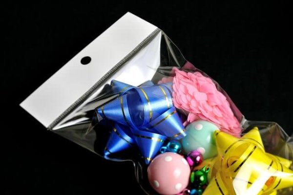 画像11: 白ヘッダー付OPP袋 ハガキ用 標準#30 (11)