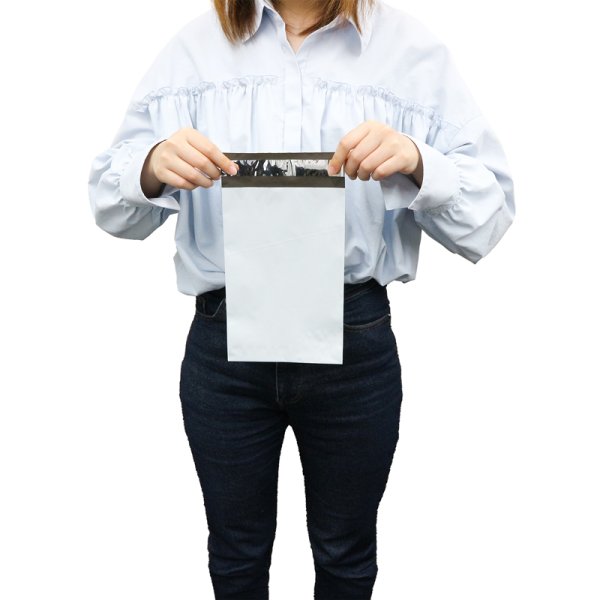 画像4: 宅配ビニール袋 15-23サイズ 白(ホワイト) 150ｘ230+40mm #60 (4)