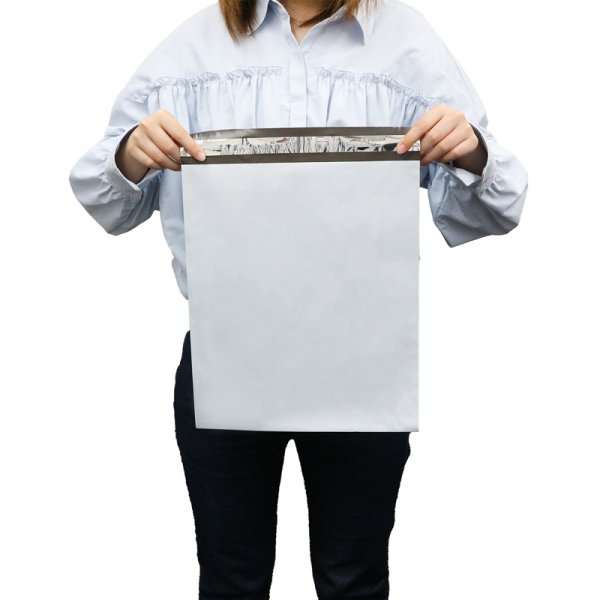 画像4: 宅配ビニール袋 30-36サイズ 白(ホワイト) 300ｘ360+40mm #60 (4)