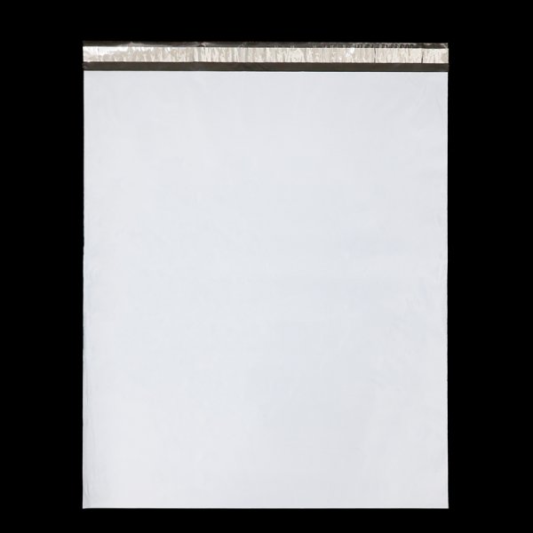 画像2: 宅配ビニール袋 50-60サイズ 白(ホワイト) 500ｘ600+40mm #60 (2)