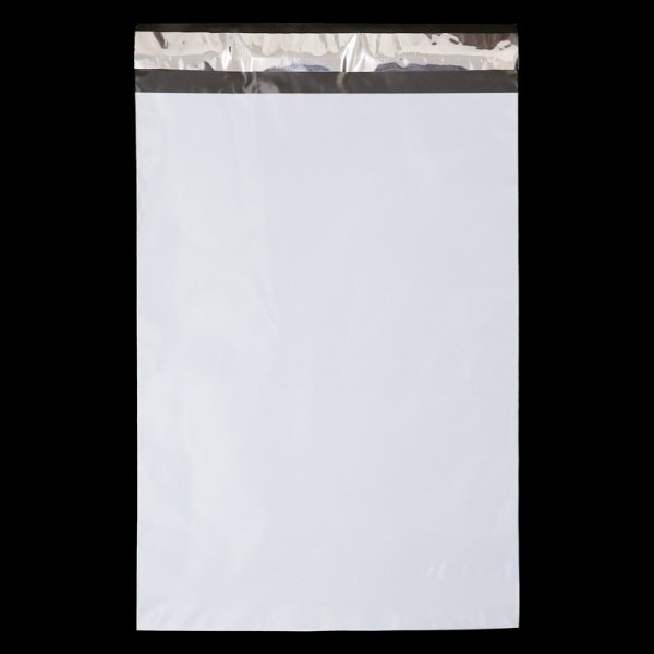画像2: 宅配ビニール袋 15-23サイズ 白(ホワイト) 150ｘ230+40mm #60 (2)