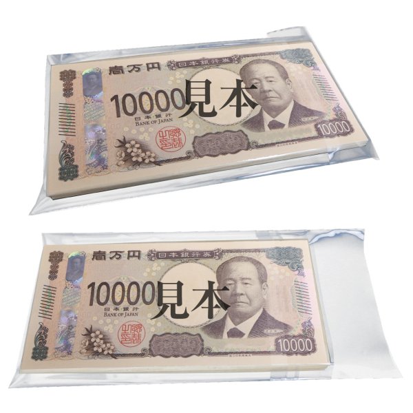 画像7: お札用CPP袋 テープ付 (札束用) 破れにくい【シーピーピー】 厚口#40 (7)