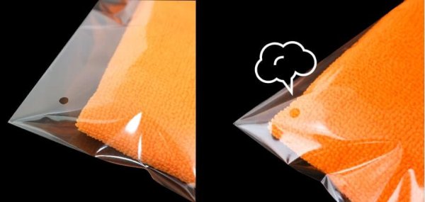 画像5: OPP袋テープ付 空気穴 B5用 標準#30 (5)