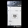 画像2: 透明ヘッダー付OPP袋 A6用 標準#30 (2)