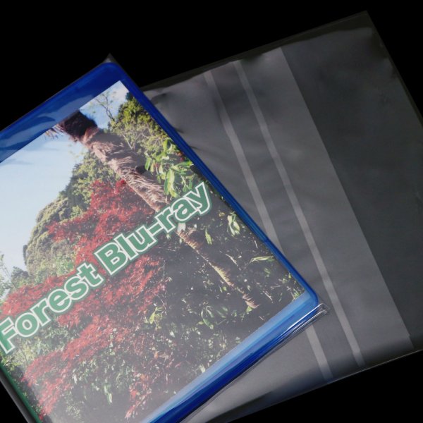 画像4: OPP袋テープ付 ブルーレイスリム7ミリ厚ケース用(ヨコ入れ) 本体側密着テープ 標準#30 (4)