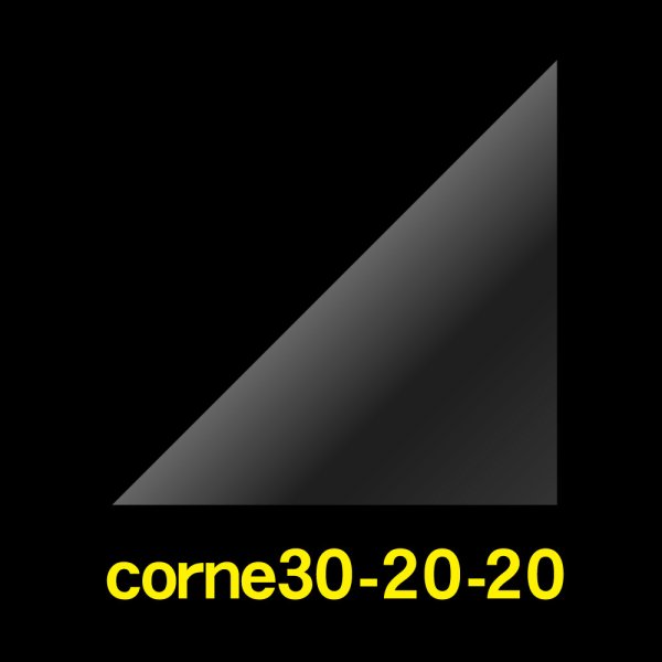画像1: アイシング用コルネ（OPP三角シート） 200x200 標準#30 (1)