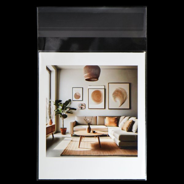 画像2: OPP袋テープ付 チェキSQUARE用 74x88+30mm 標準#30 (2)