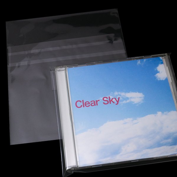 画像4: OPP袋テープ付 CD/DVD標準用 本体側密着テープ 標準#30 (4)