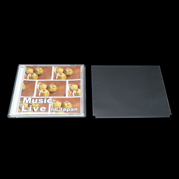 画像3: CPP袋テープなし CD標準サイズ用 角切り(すみきり)【シーピーピー】155x130ミリ 特厚#50 (3)