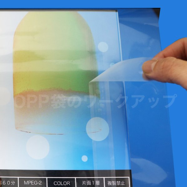 画像3: OPP袋テープ付 DVDトール用ワーナータイプ(ヨコ入れ) 本体側密着テープ 標準#30 (3)