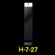 画像1: 白ヘッダー付OPP袋 70x270+30+30 標準#30 (1)