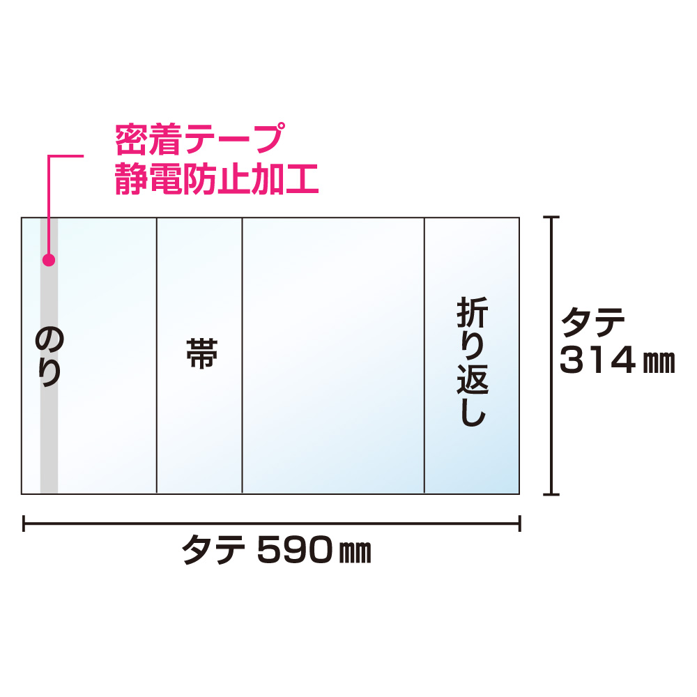 ヘンレ版用家庭画報用ブックカバーのサイズ