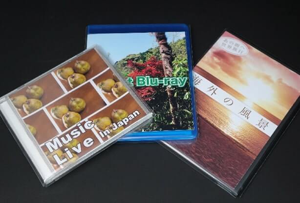 DVD用、BD用ジャケットカバーもございます。