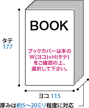 適合書籍サイズ