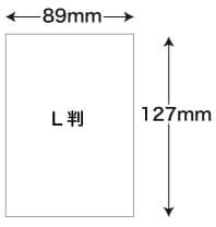 L判 生写真用 スリーブ ぴったりサイズ Opp袋