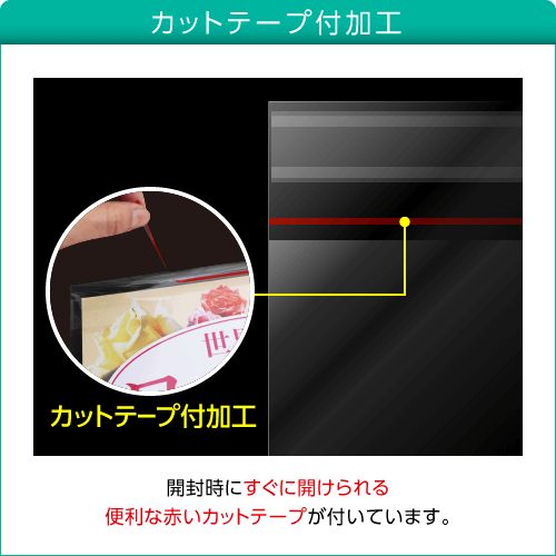 カットテープ付加工