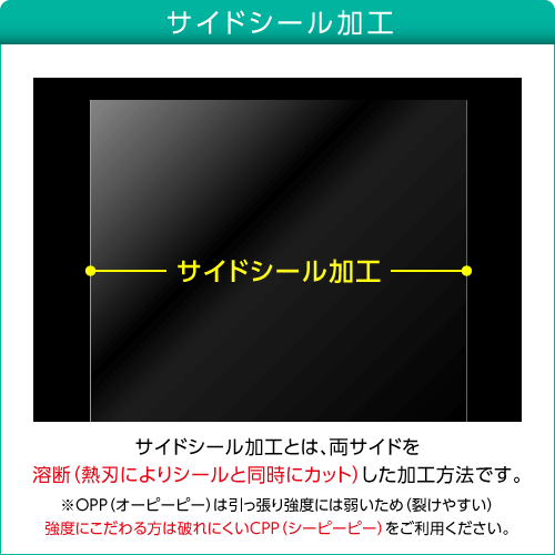 サイドシール加工