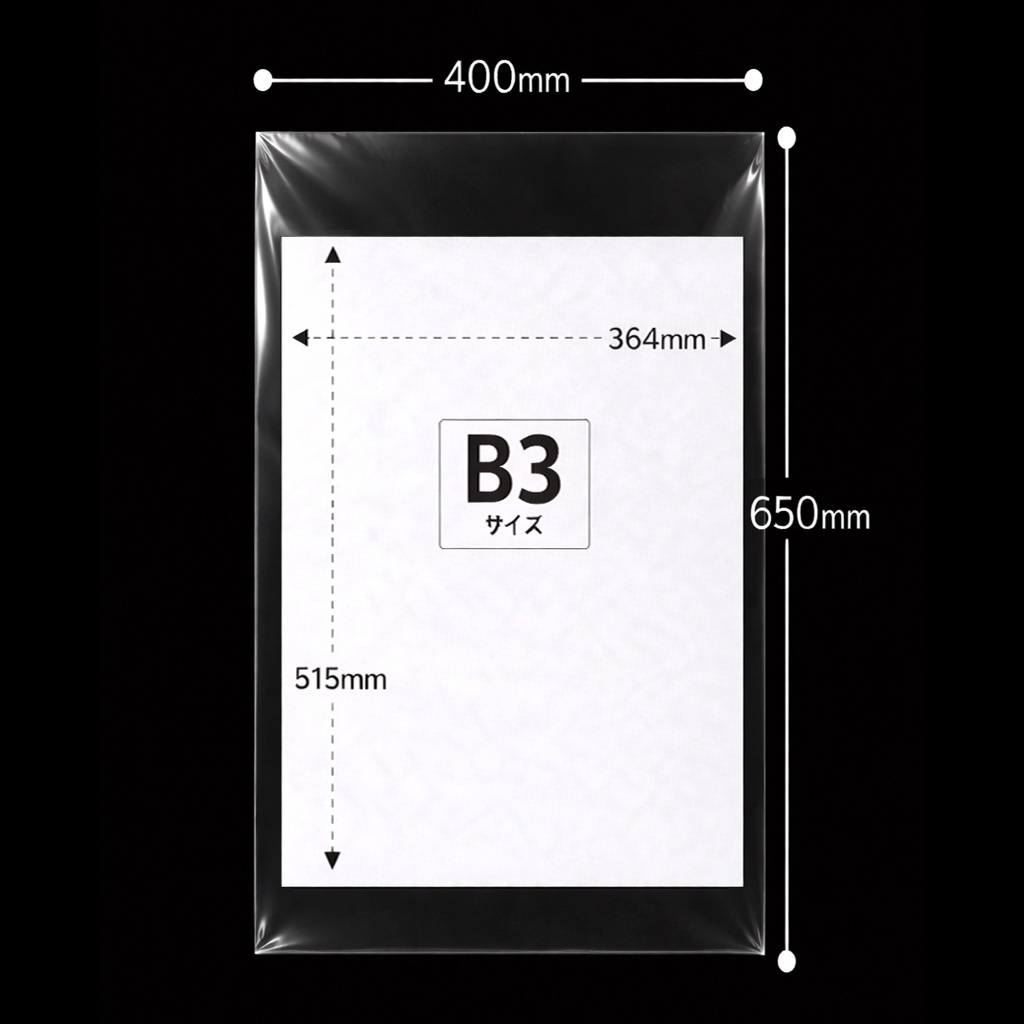 OPP袋サイズイメージ