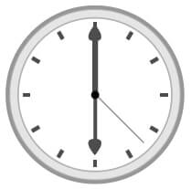 18時までに退社しています