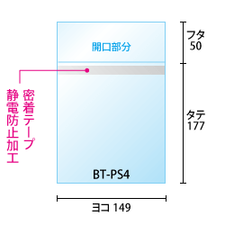 ヨコ149×タテ177+フタ50