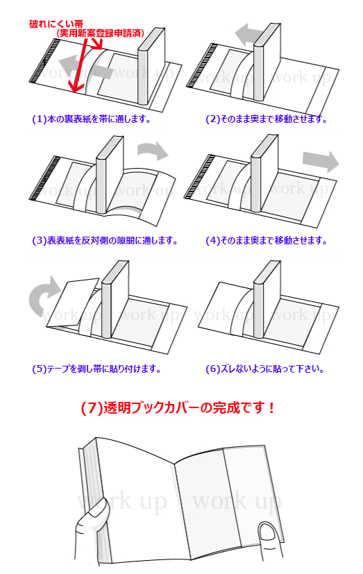 ブックカバーの使い方